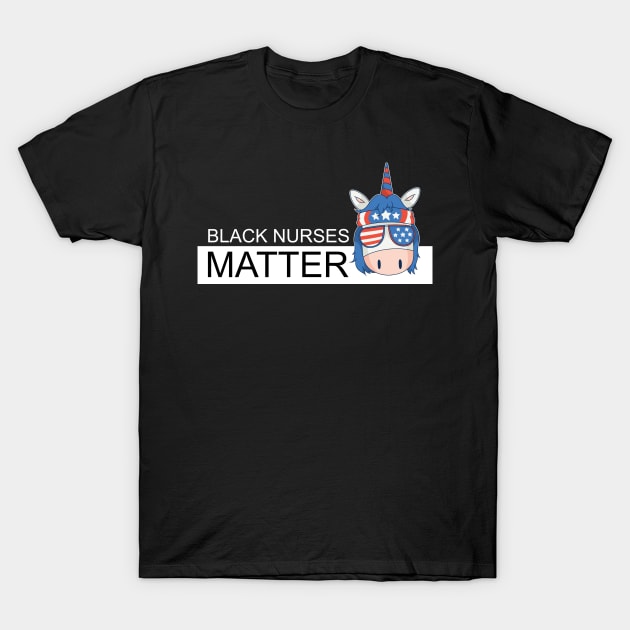 Black nurses matter black T-Shirt by Tailor twist